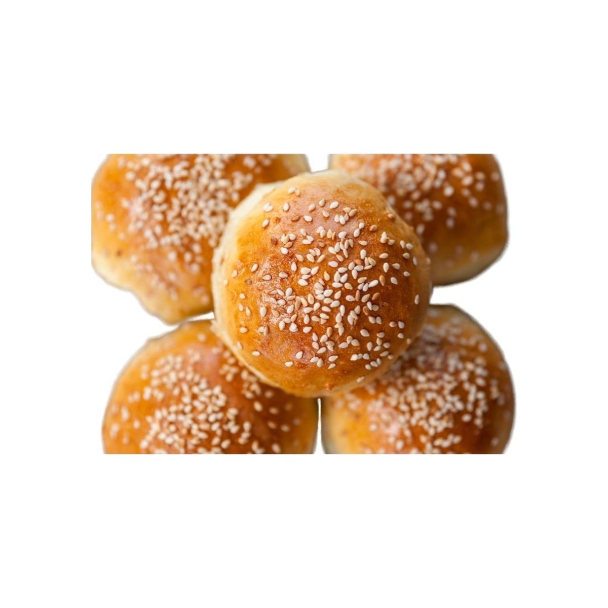 Hamburgerové housky mražené 24 ks