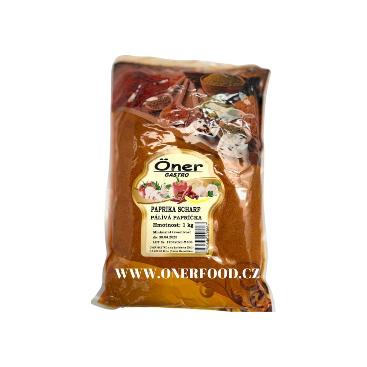 Pálivá paprika mletá 1 kg