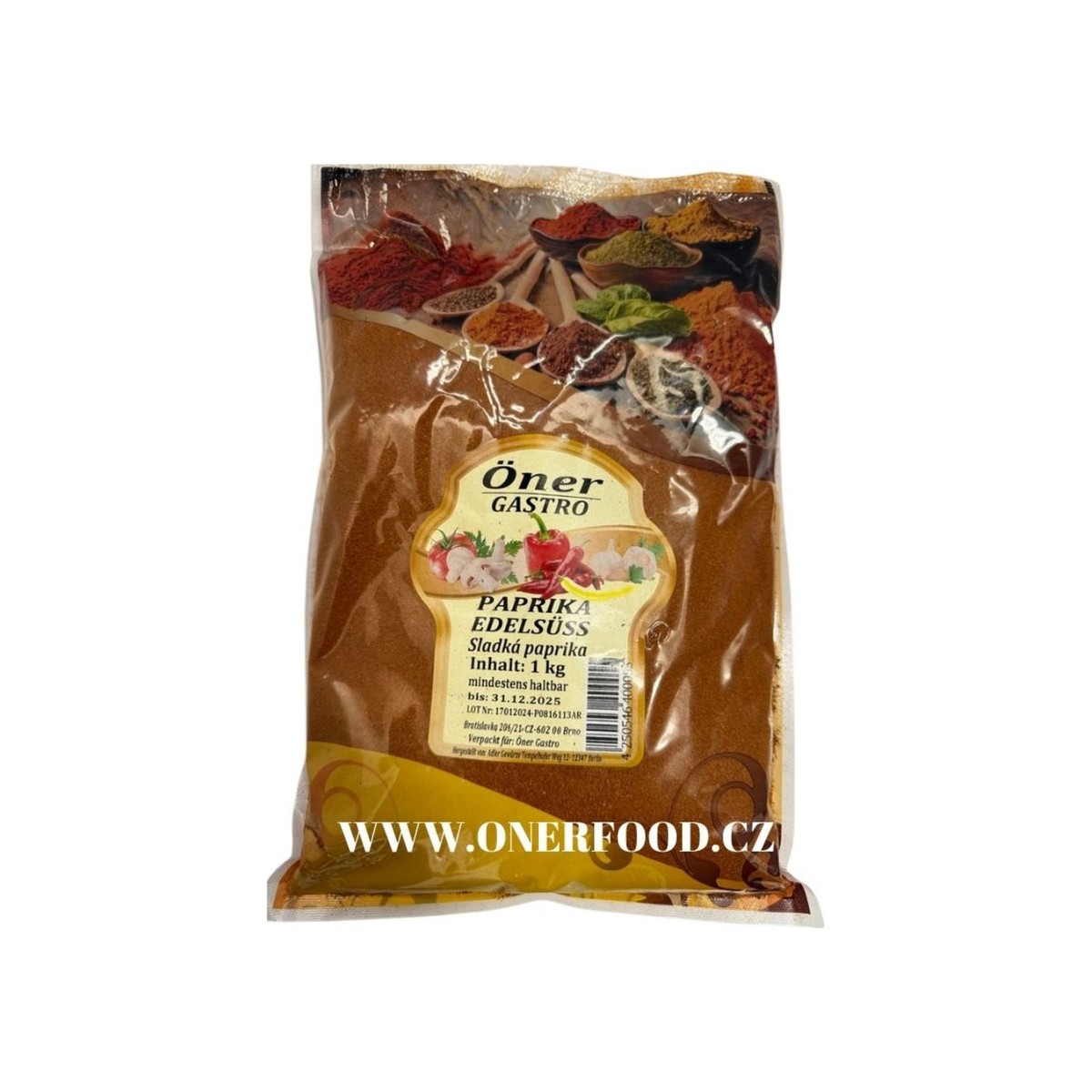 Sladká paprika mletá 1 kg