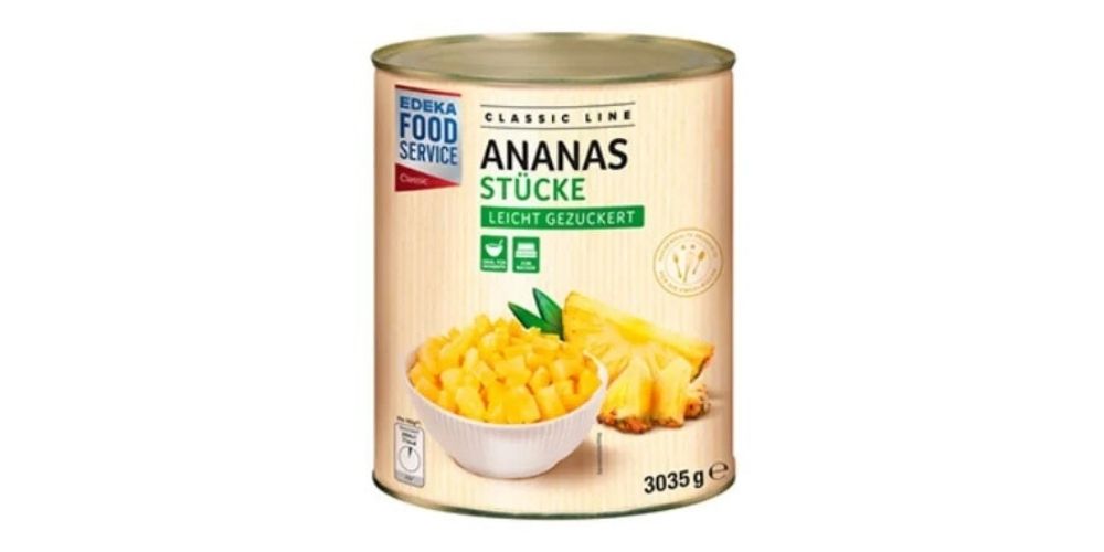 Ananas kostky konzerva 3035 gr