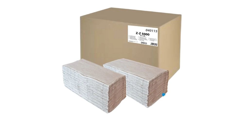 PAP.RUČNÍKY DO ZÁSOB.Z-Z ŠEDÉ 5000 KS (20X250 KS) 1VR