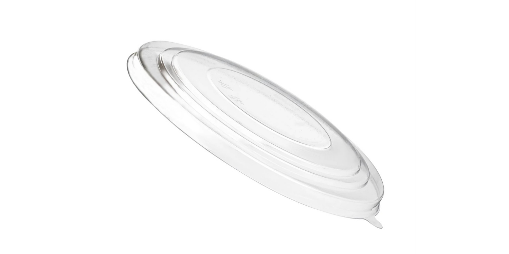 PET VÍČKO 165mm PRO KULATOU KRAFTOVOU NÁDOBU NA JÍDLO 1100CC 50ks