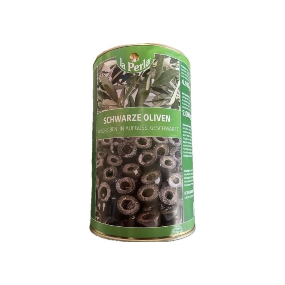Olivy černé krájené 5 kg