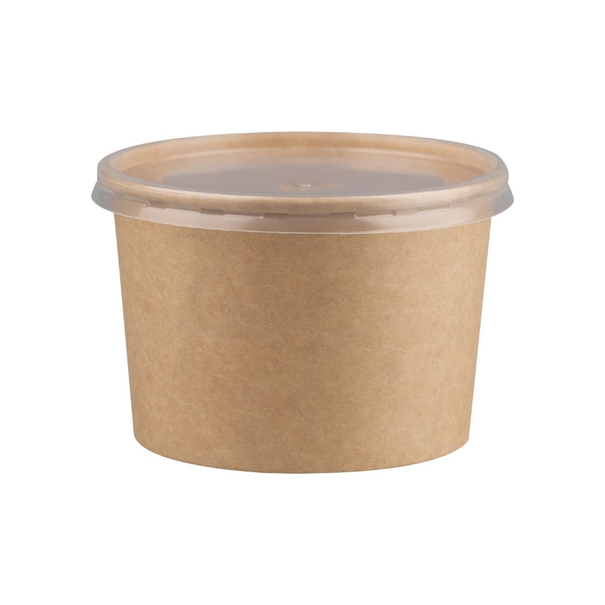 PP víčko 115 mm na kraft polévkovou misku, 50 ks
