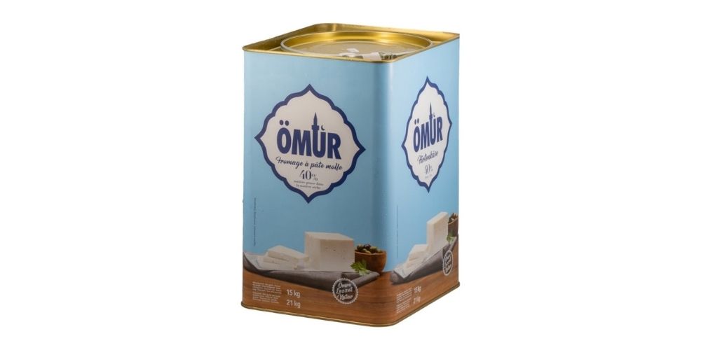 Omur balkánský sýr (50%) 21 kg (bez nálevu 15kg)