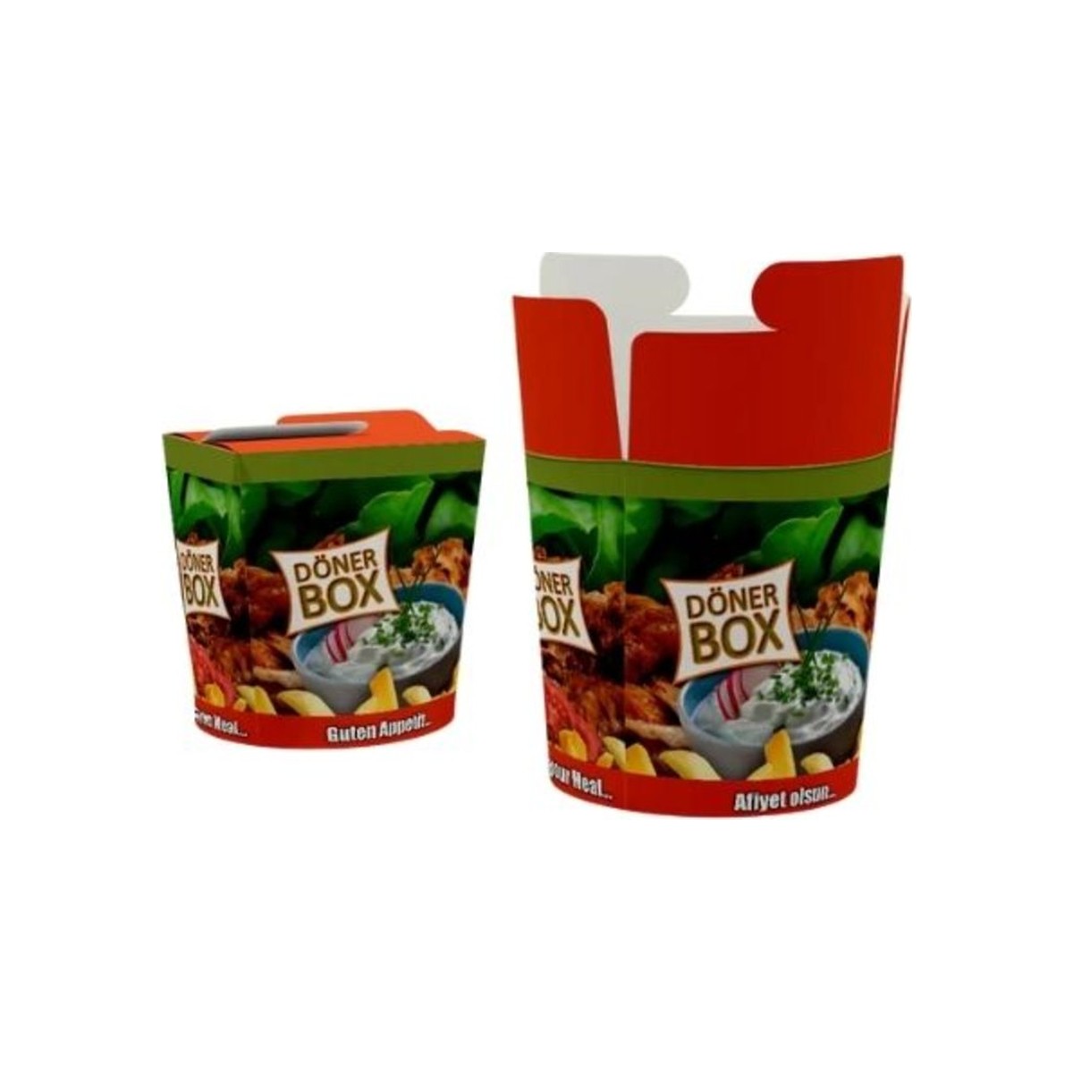 Doner box malý 50 ks